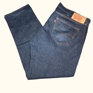 Levi's jeans men's size 40x32 dark blue worn once